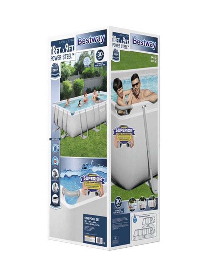 Bestway - Power Steel Pool Set 640 x 274 x 132cm 640 x 274 x 132cm - Image 1