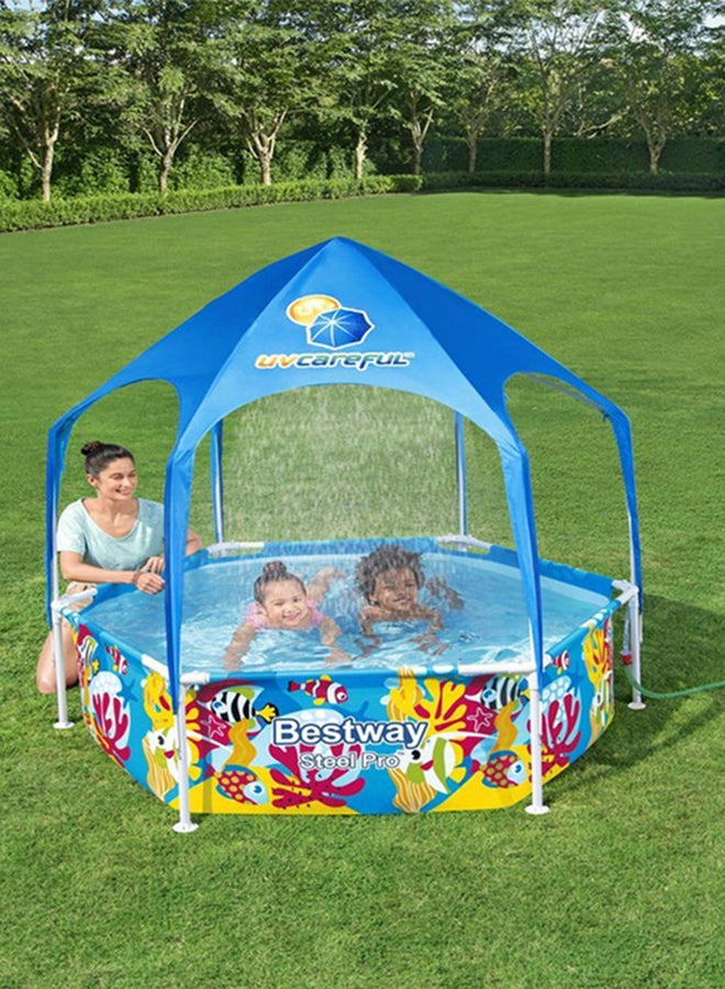 Steel Pro UV Careful Splash-in-Shade Play Pool 183x51cm