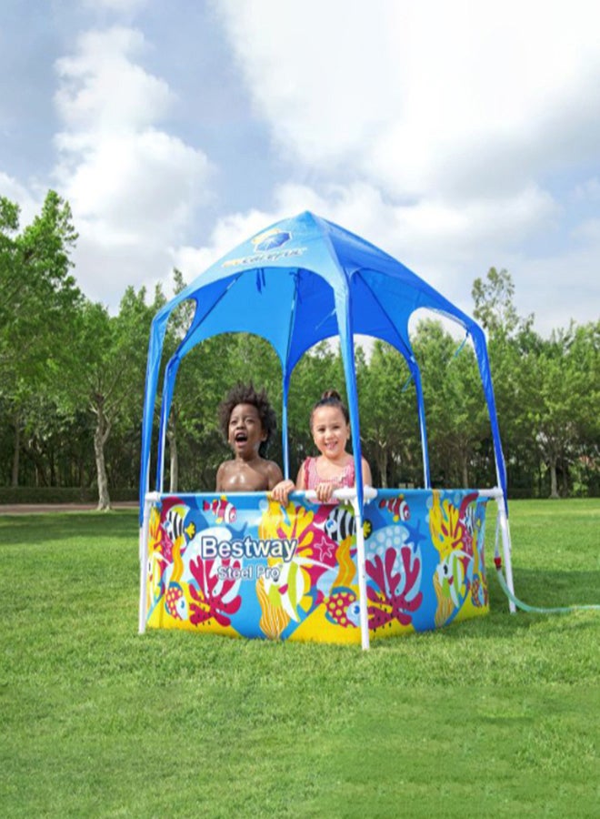 Steel Pro UV Careful Splash-in-Shade Play Pool 183x51cm
