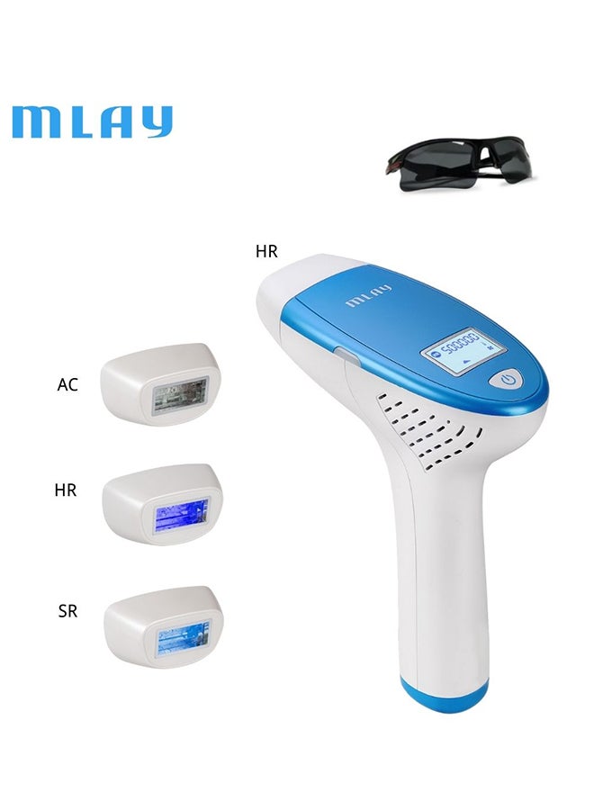 MLAY 3 In 1 Laser Hair Removal For Women And Men Newest At Home IPL Device Painless For Face Armpits Legs Arms  - Image 1