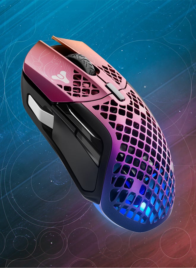 steelseries - SteelSeries Aerox 5 Wireless – Destiny 2: Lightfall Edition – Lightweight 74g Gaming Mouse – 18000 CPI – TrueMove Air Optical Sensor – Water Resistant – 180+ Hour Battery Life – Free In-Game Items - Image 1