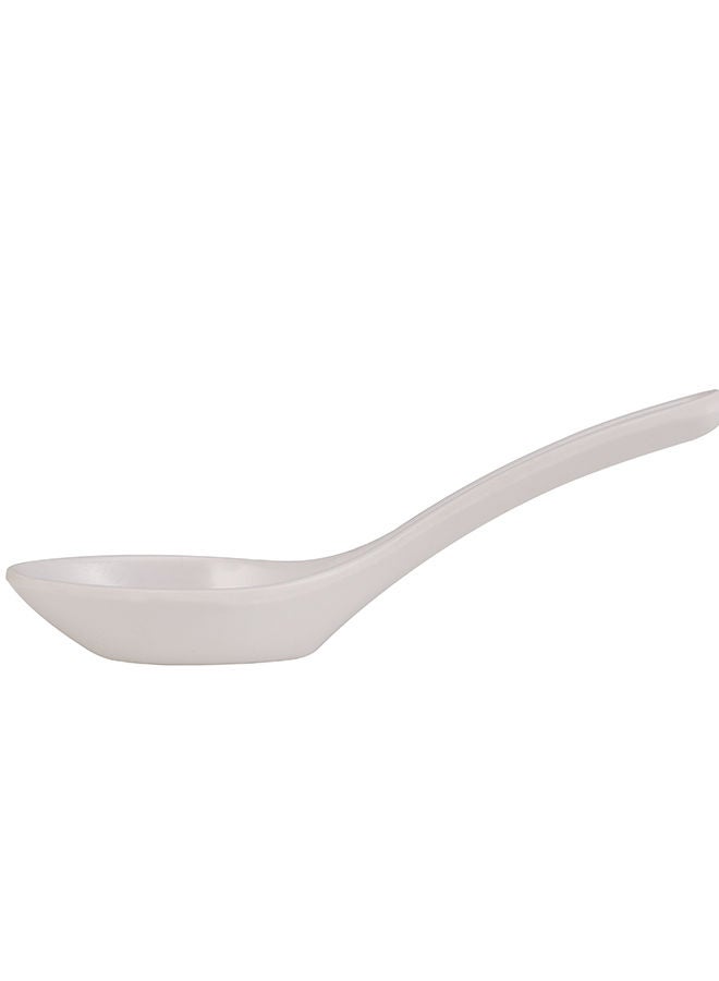 رويال فورد Melamine Ware Soup Spoon, 5.25" White Deep Spoon, RF10616 | Durable & Chip Resistant | Serving Spoon for Soup, Steak, Pasta, Fish, Chicken, Pork, and Other Foods White 5.25inch  - Image 3