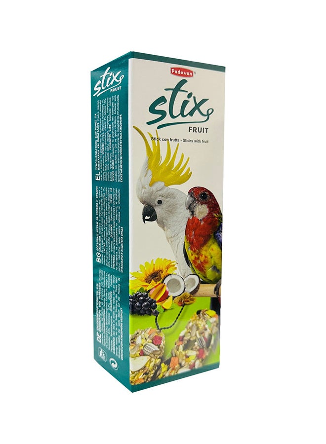 Padovan Stix Pappagalli Big Parakeets And Parrots Complementary Food 150grams - Image 1