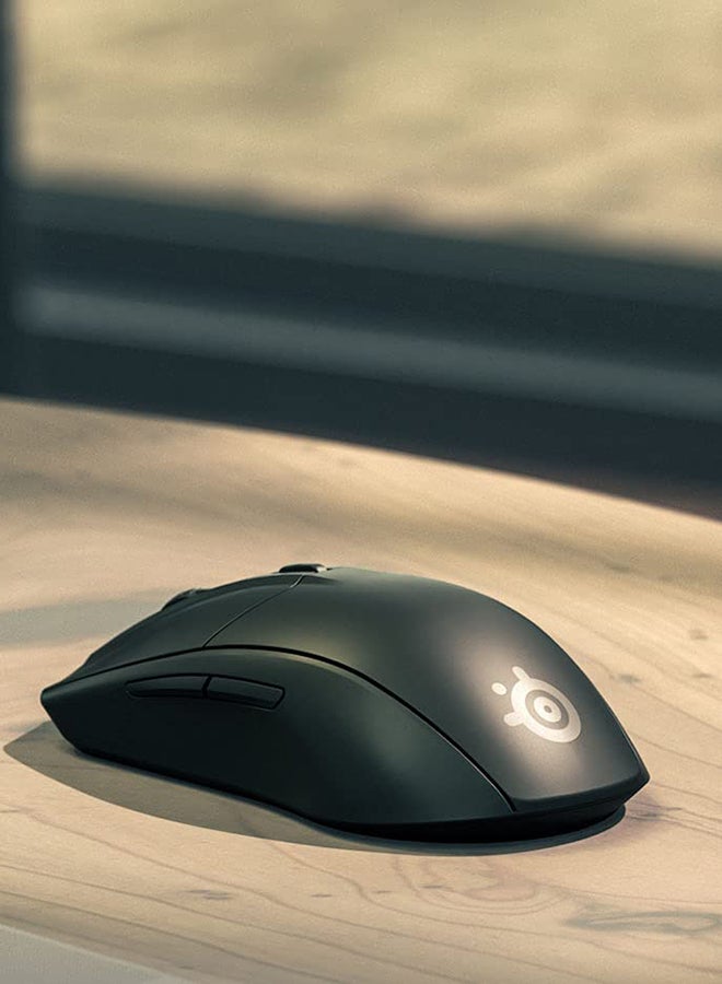 steelseries - Rival 3 Wireless - Wireless Gaming Mouse - 400+ Hour Battery Life - Dual Wireless 2.4 GHz and Bluetooth 5.0 - 60 Million Clicks - 18,000 CPI , Black - Image 1