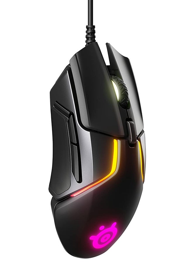 ستيل سيريز SteelSeries Rival 600 - ماوس ألعاب - مستشعر بصري مزدوج TrueMove3+ بدقة 12000 نقطة في البوصة - مسافة رفع 0.05 - نظام وزن، أسود  - Image 2