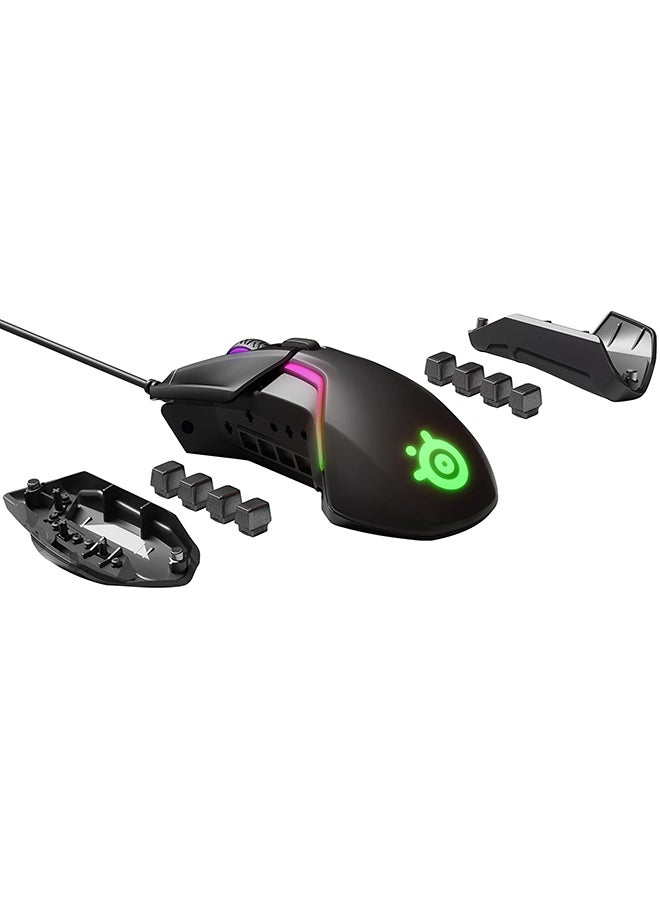 ستيل سيريز SteelSeries Rival 600 - ماوس ألعاب - مستشعر بصري مزدوج TrueMove3+ بدقة 12000 نقطة في البوصة - مسافة رفع 0.05 - نظام وزن، أسود  - Image 5