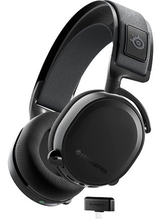 SteelSeries Arctis 7+ Wireless Gaming Headset – Lossless 2.4 GHz – 30 Hour Battery Life – USB-C – 7.1 Surround – For PC, PS5, PS4, Mac, Android and Switch - Black - v1679903142/N53394124A_1