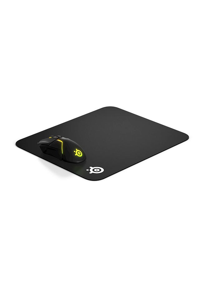steelseries - QcK Medium Size Gaming Mouse Pad, Low Profile with Easy Travel Micro-Woven Surface, Optimized for low and high CPI tracking movements, Durable and washable for easy cleaning, 320 mm x 270 mm x 2 mm, Black | 63004 - Image 1