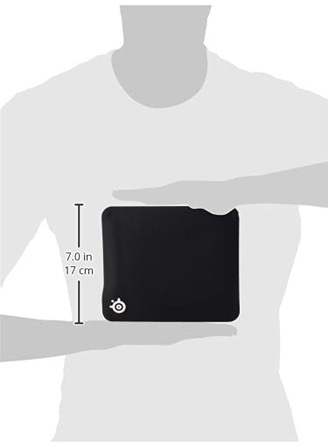 steelseries - QcK Medium Size Gaming Mouse Pad, Low Profile with Easy Travel Micro-Woven Surface, Optimized for low and high CPI tracking movements, Durable and washable for easy cleaning, 320 mm x 270 mm x 2 mm, Black | 63004 - Image 1