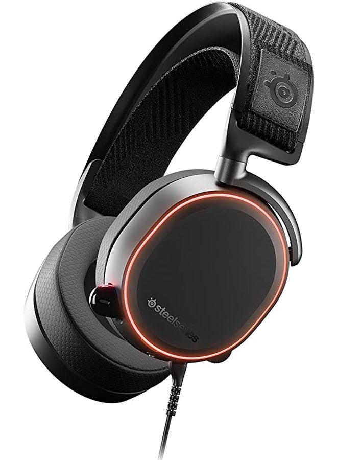 ستيل سيريز Steelseries Arctis Pro - سماعة الألعاب - برامج تشغيل مكبر الصوت عالية الدقة - سماعة رأس Dts: X V2.0 محيطي - أسود