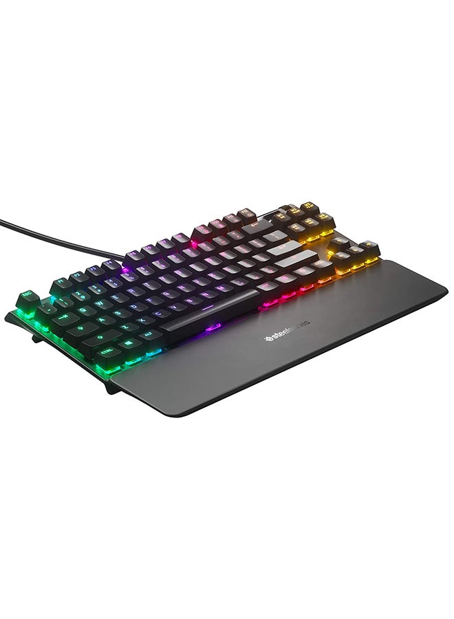 steelseries - SteelSeries Apex 7 TKL Mechanical Gaming Keyboard, OLED Display, Red Switches, American QWERTY Layout - Image 1