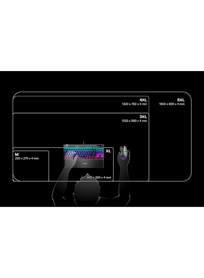 ستيل سيريز وسادة ماوس قماشية متوسطة Qck Prism - Image 4