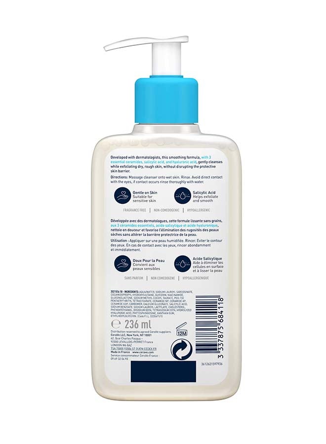 SA Smoothing Cleanser For Dry, Rough And Bumpy Skin With Salicylic Acid 236ml - https://f.nooncdn.com/p/v1679907840/N53350436A_2.jpg?format=jpg&width=original