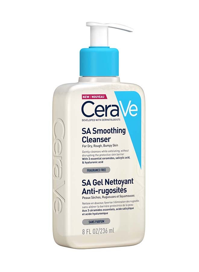 SA Smoothing Cleanser For Dry, Rough And Bumpy Skin With Salicylic Acid 236ml - https://f.nooncdn.com/p/v1679907840/N53350436A_3.jpg?format=jpg&width=original