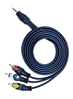 2B CV165 3RCA DC 3.5 Audio Video Cable Black  - Image 5