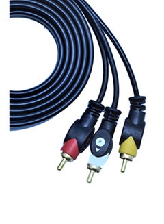 2B CV165 3RCA DC 3.5 Audio Video Cable Black  - Image 2