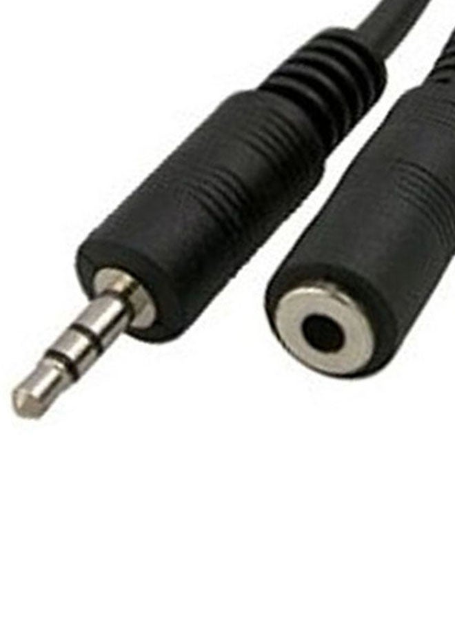2B RCA 3.5 M/F Audio External Cable Black - Image 2