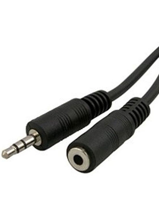 2B RCA 3.5 M/F Audio External Cable Black - Image 1