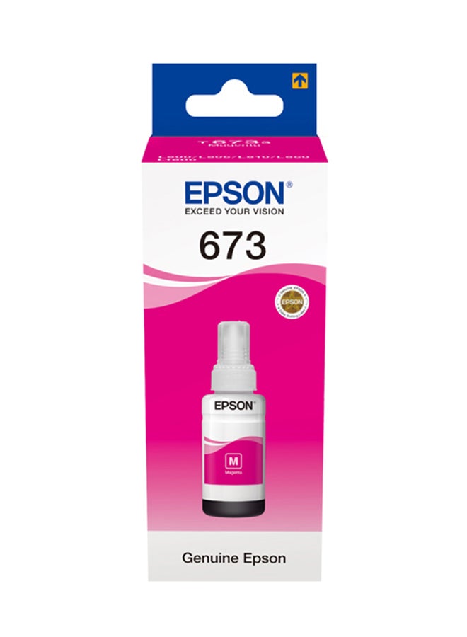 EPSON T6733 Ink Bottle Magenta  - Image 1
