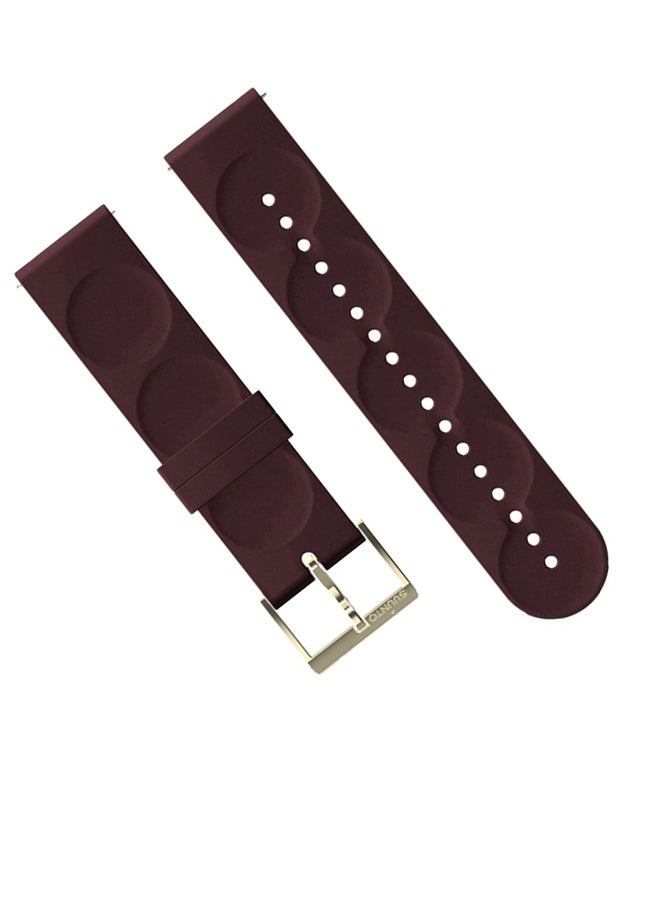 Suunto 20 URB1 Silicone Strap Burgundy - Image 4