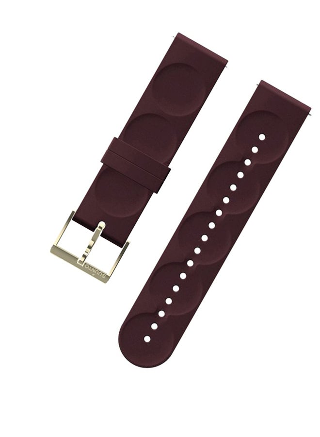 Suunto 20 URB1 Silicone Strap Burgundy - Image 5