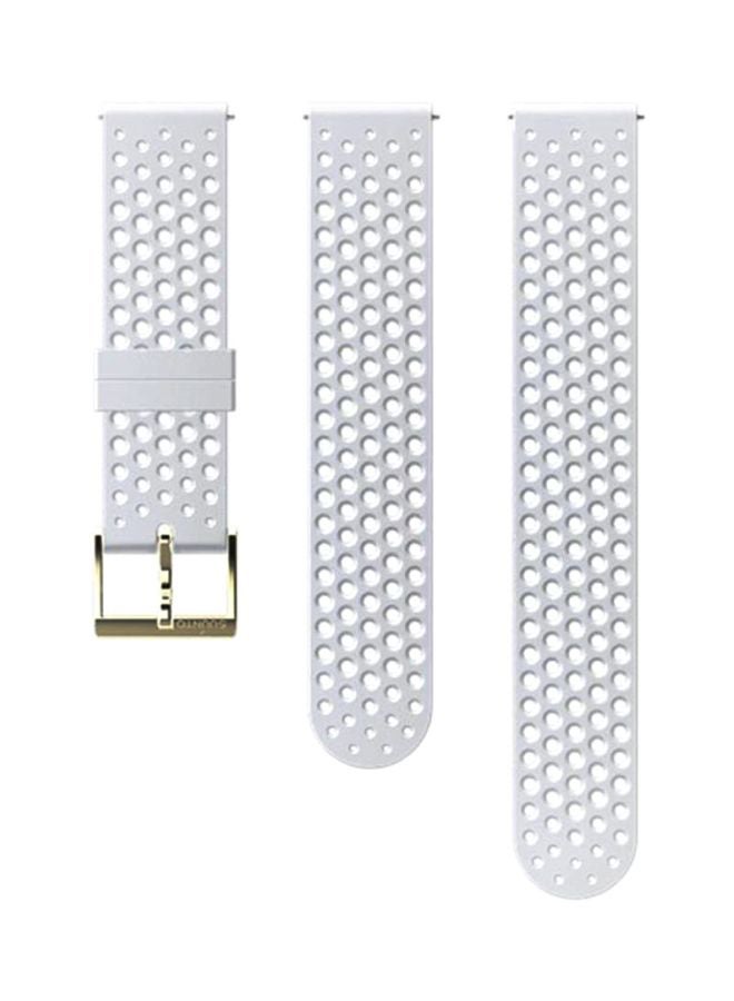 Suunto 20 ATH1 Silicone Strap White - Image 1