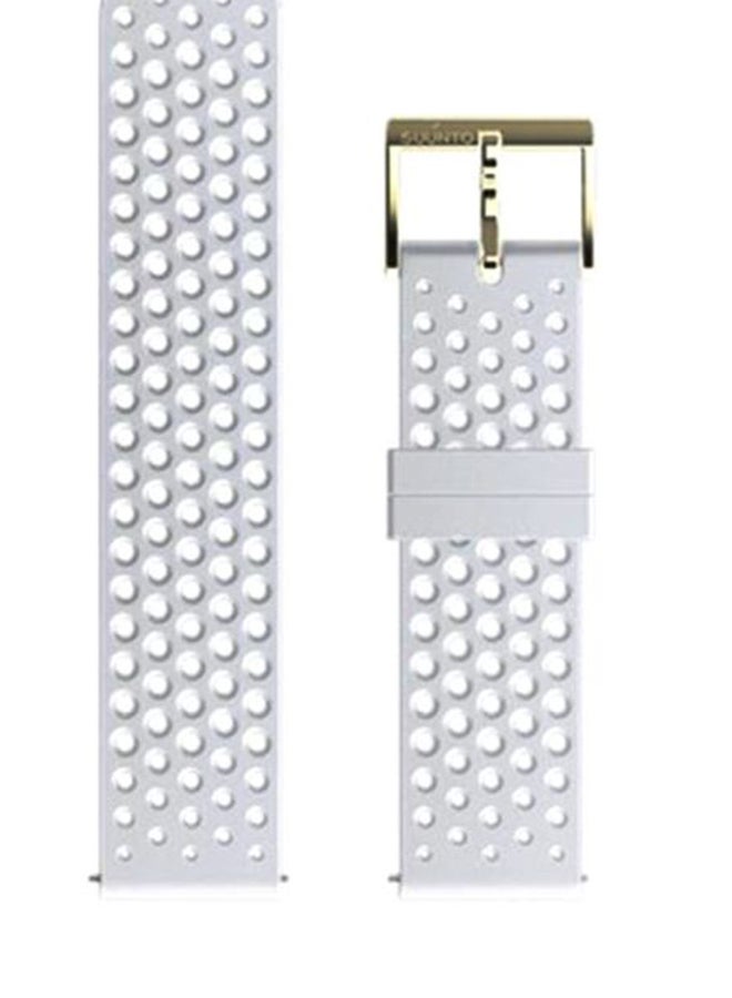 Suunto 20 ATH1 Silicone Strap White - Image 3