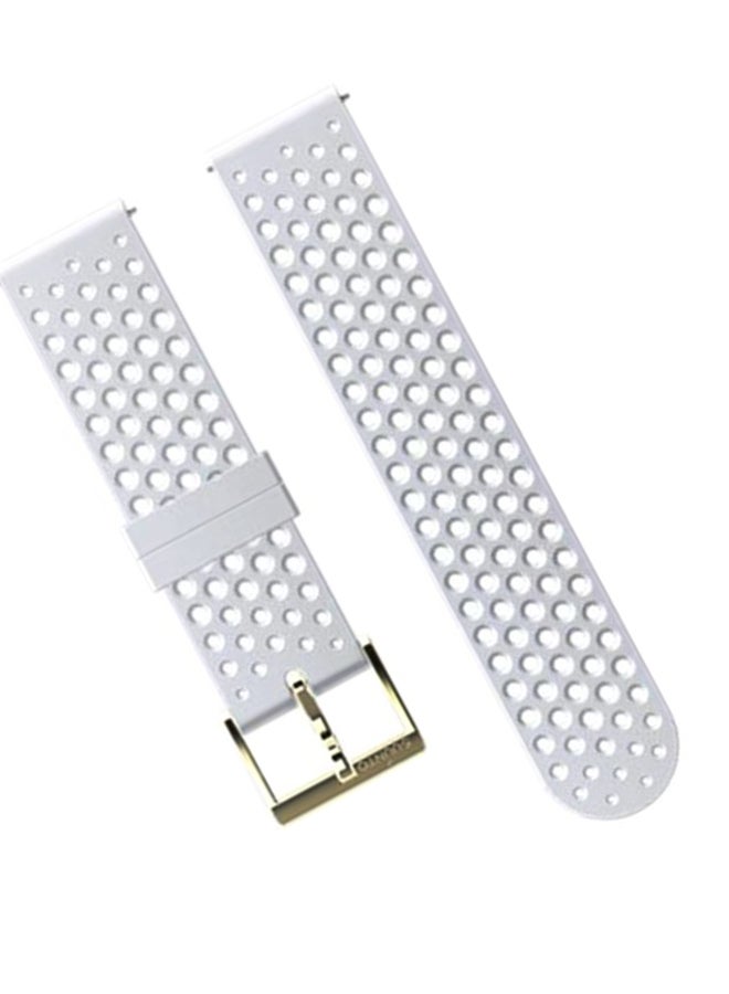Suunto 20 ATH1 Silicone Strap White - Image 4