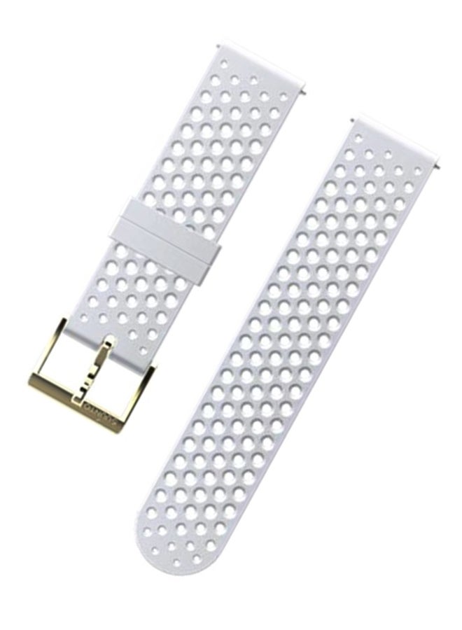 Suunto 20 ATH1 Silicone Strap White - Image 5