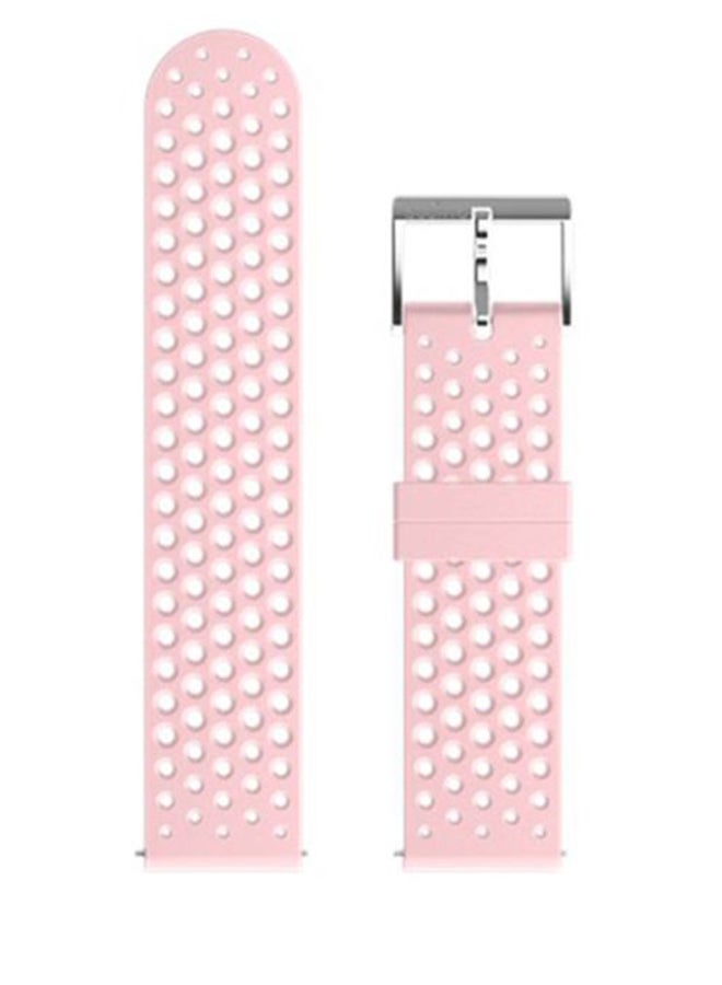 Suunto 20 ATH1 Silicone Strap Pink/Silver - Image 3