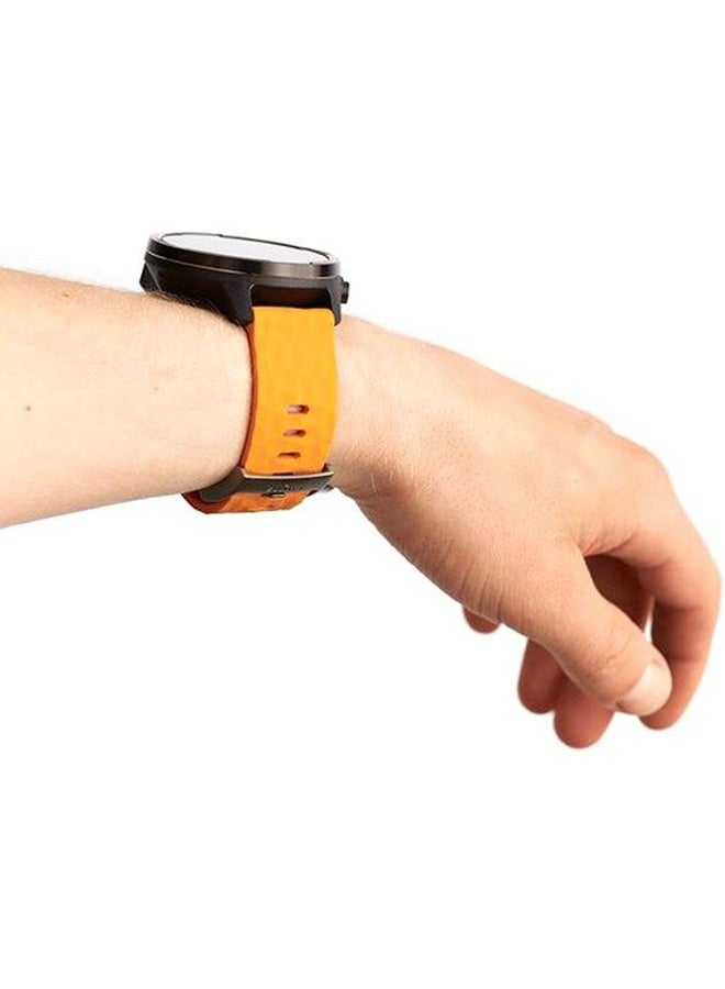 سانتو سوار EXP1 من السيليكون مقاس 24 مم برتقالي - Image 2