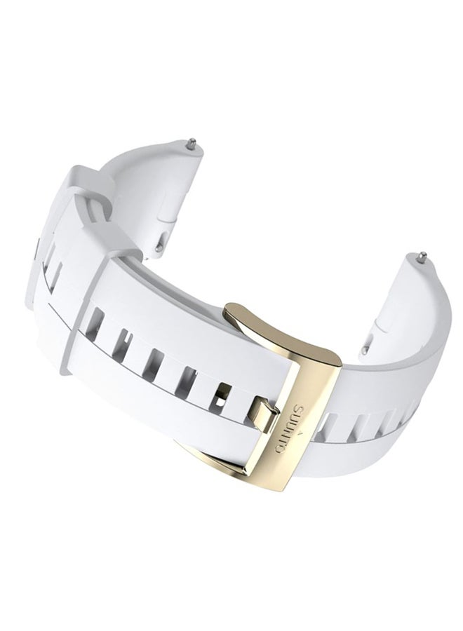 Suunto 24 ATH4 Silicone Strap White - Image 2