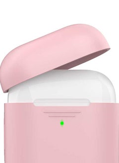 PROMATE Apple AirPods Case Cover, Slim-Fit Soft Silicone Full Protective Shockproof Cover with Wireless Charging Compatible, Anti-Slip and Scratch Resistance for Apple AirPods Pink  - Image 5