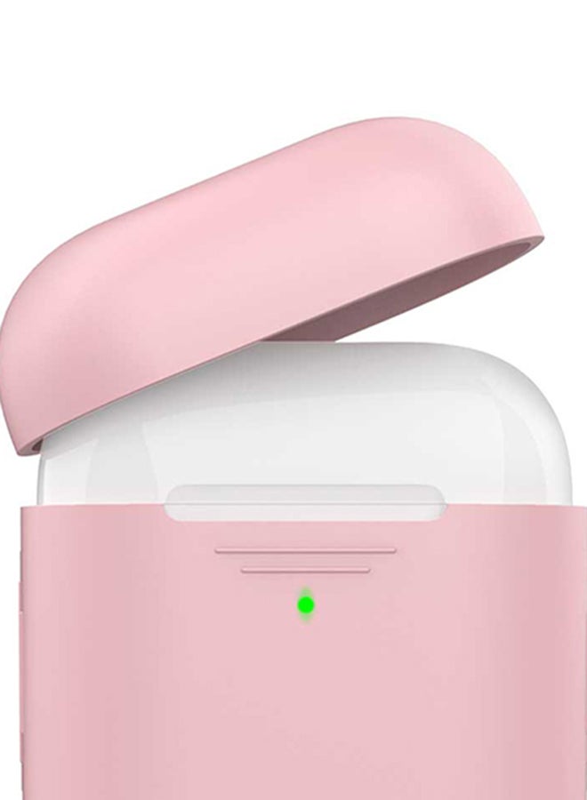 PROMATE Apple AirPods Case Cover, Slim-Fit Soft Silicone Full Protective Shockproof Cover with Wireless Charging Compatible, Anti-Slip and Scratch Resistance for Apple AirPods Pink  - Image 5