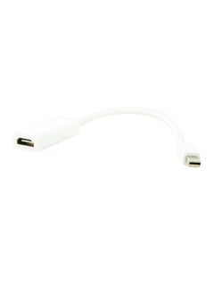 محول من مدخل ميني ديسبلاي بورت إلى HDMI أبيض