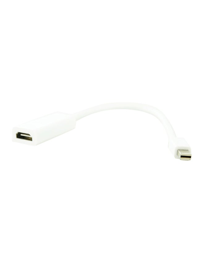 2بي - محول من مدخل ميني ديسبلاي بورت إلى HDMI أبيض - Image 1