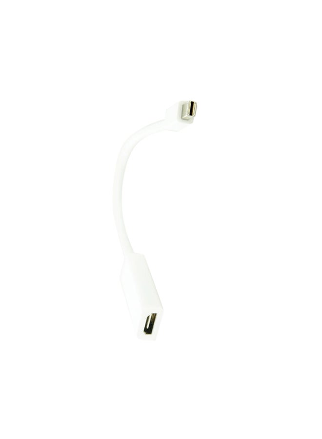 2بي - محول من مدخل ميني ديسبلاي بورت إلى HDMI أبيض - Image 1