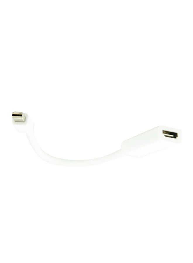 2بي - محول من مدخل ميني ديسبلاي بورت إلى HDMI أبيض - Image 1