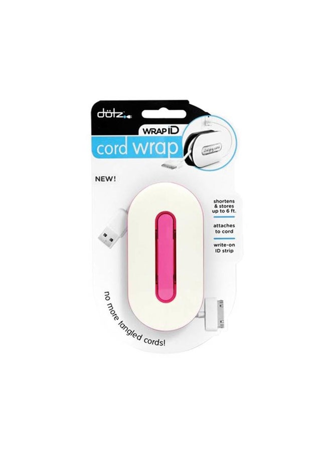 Dotz - WrapID Cord Wrap Pink - Image 1