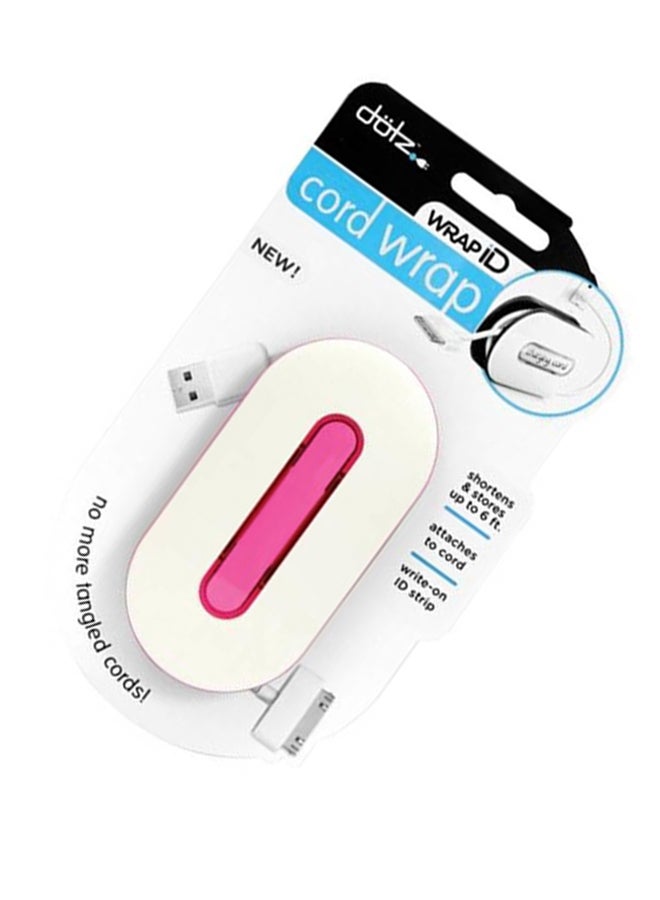 Dotz - WrapID Cord Wrap Pink - Image 1