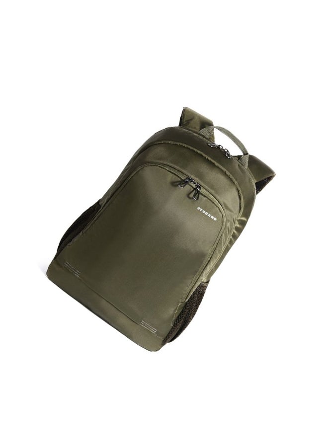 Tucano - Forte Backpack In Nylon For 15.6-Inch Notebook And 15-Inch MacBook Pro Retina Green - Image 1
