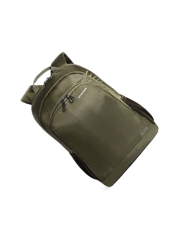 Tucano - Forte Backpack In Nylon For 15.6-Inch Notebook And 15-Inch MacBook Pro Retina Green - Image 1