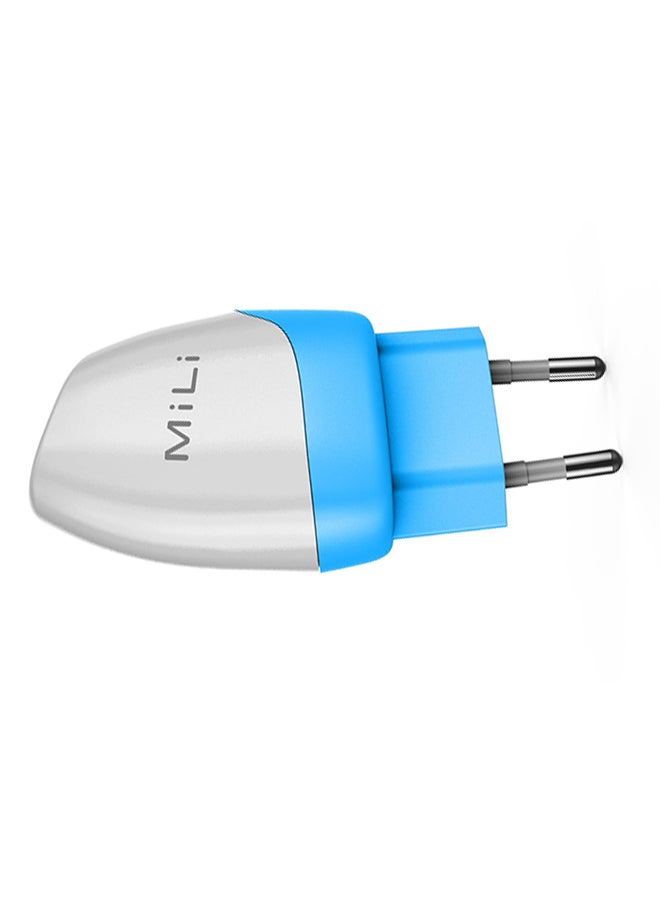MiLi - Power Dolphin With Lightning Cable - EU White/Blue - Image 1