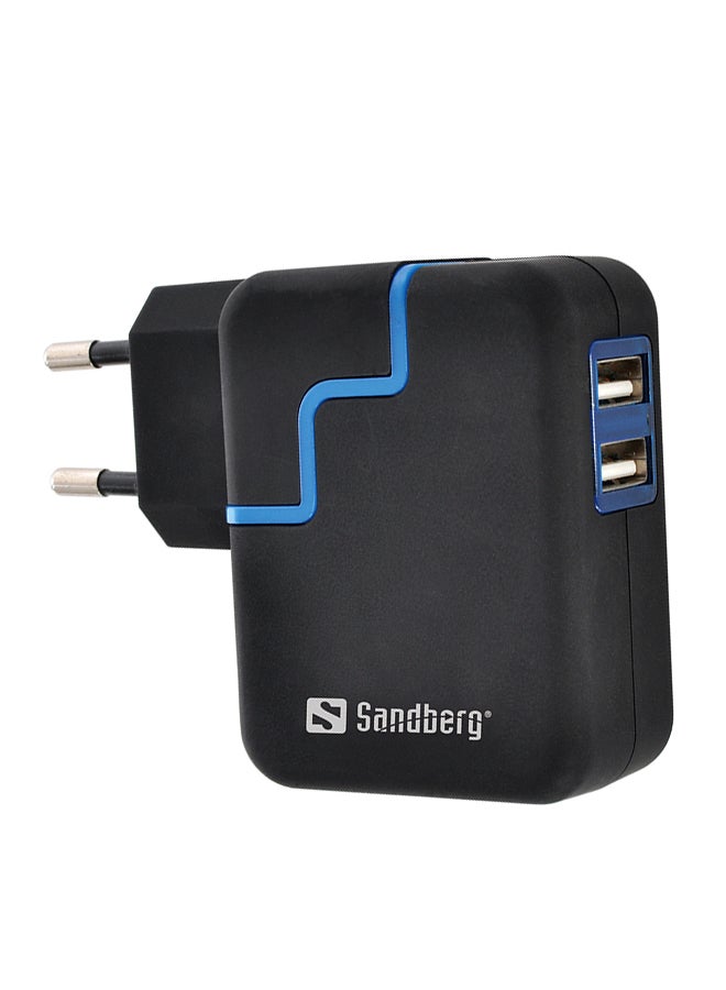 Sandberg Excellence AC World Travel Charger Black  - Image 2