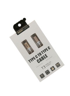 ICONFLANG Type-C To Type-C Cable Gold  - Image 3
