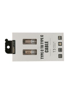 ICONFLANG Type-C To Type-C Cable Gold  - Image 4
