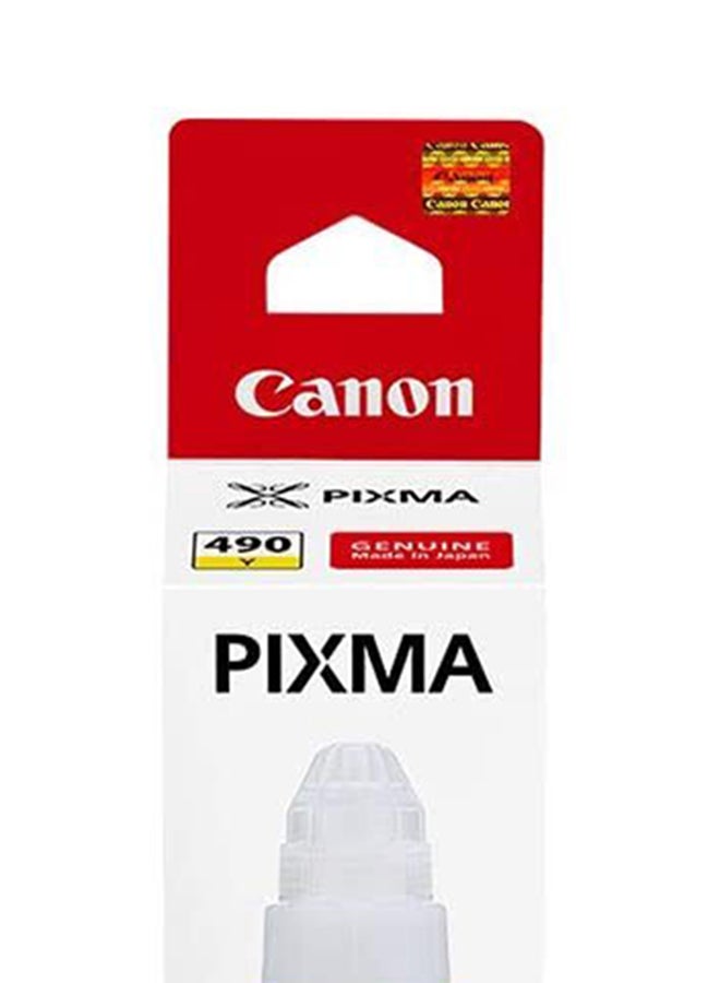 Canon - GI-490 Yellow Ink Bottle, Original Ink Refill Compatible with  PIXMA G-series Printers, Prints up to 7000 Pages Yellow - Image 1