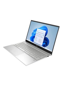 HP Pavilion Touchscreen (Upgraded Version) Laptop With 15.6-Inch Display, Core i5-1235U Processor/16GB RAM/512GB SSD/Intel Iris XE Graphics/Windows 11 English Platinum  - Image 2