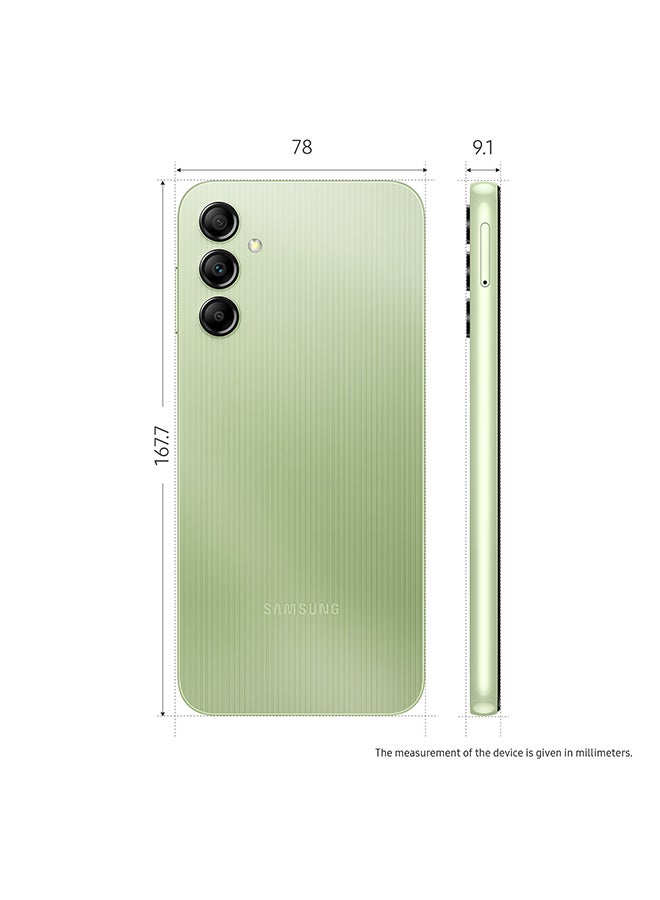 Samsung - Galaxy A14 Dual Sim Light Green 4GB RAM 128GB 4G - Middle East Version - Image 1