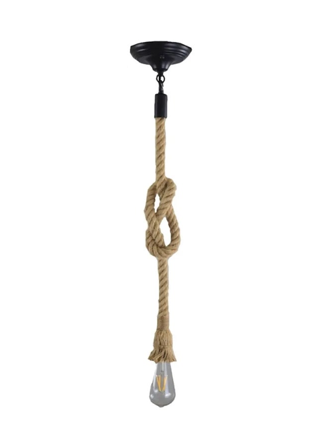 Generic Rope Led Ceiling Light Brown  - Image 1